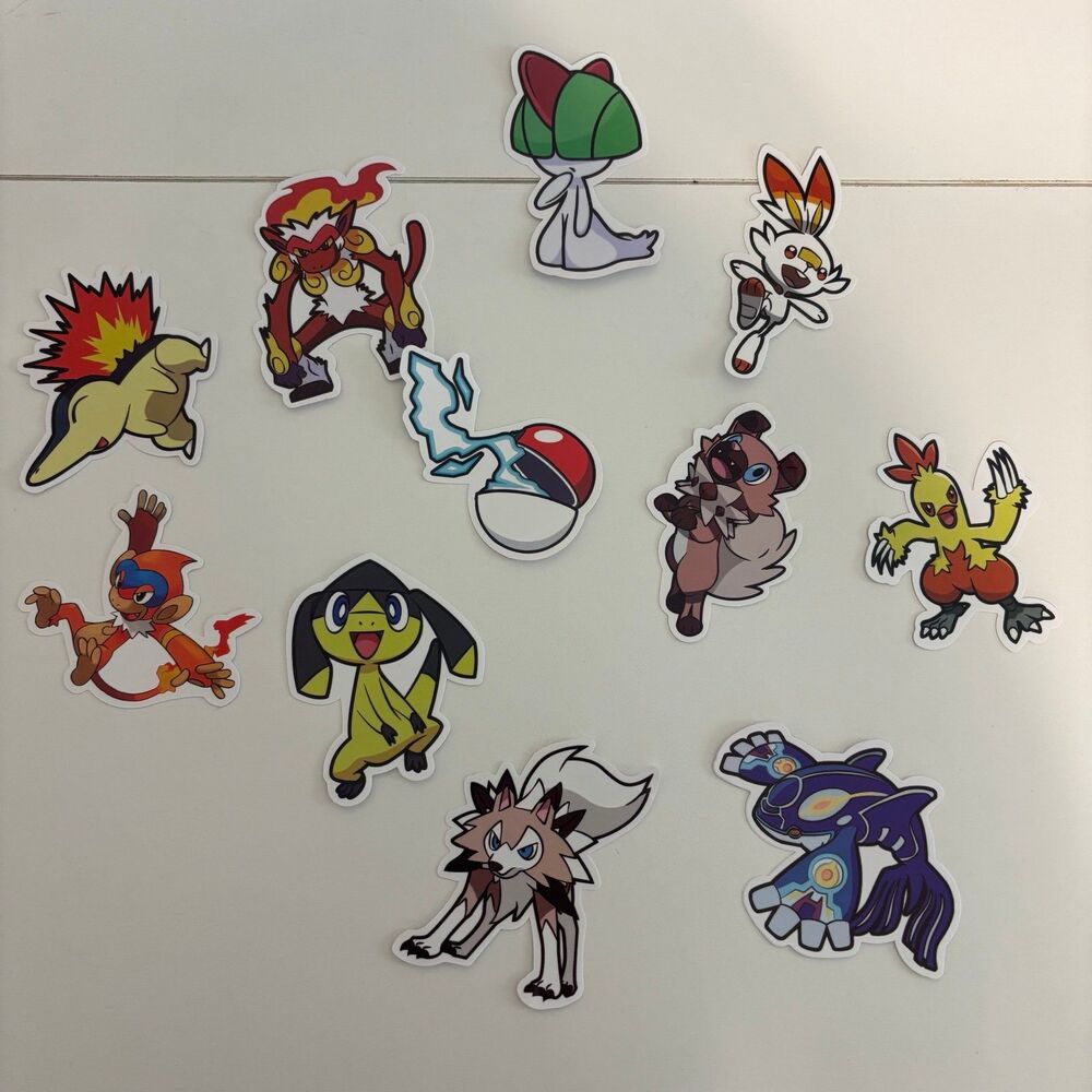 Pokémon Stickers - 11 count